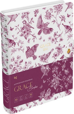 Ежедневник BG Grace. Birdies А5 / DdА5_66362 (176л) - 