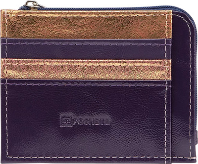 Кардхолдер Poshete 604-018LN-VGD (фиолетовый/золотой) - 