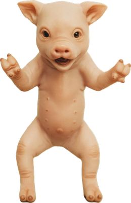 Фигурка коллекционная Magic Manufactory Pets Свинья (розовый) -