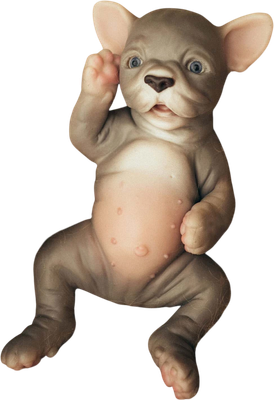 Фигурка коллекционная Magic Manufactory Pets Бульдог (серый) -