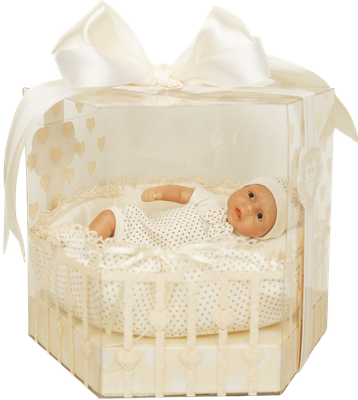 Пупс с аксессуарами Magic Manufactory Magic baby мальчик 19см (бежевый) - 