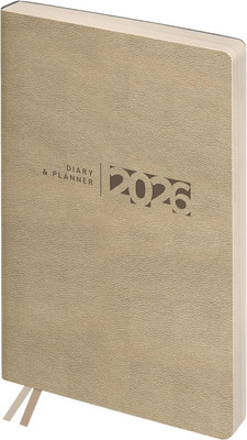 Ежедневник BG Waltz. Beige metallic А6+ / DdА6+_09453 (176л) -