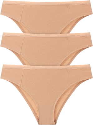 Комплект женских трусов Mark Formelle 412247H-3 (р.106, обжаренный миндаль) - 