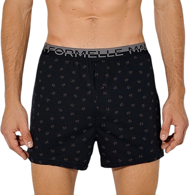 Трусы мужские Mark Formelle 411222 (р.106-116, топоры на черном) -