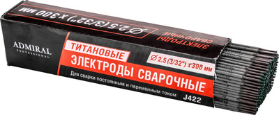 Электрод Admiral 2.5мм J422 (5кг) - 