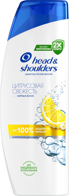 Шампунь для волос Head & Shoulders Цитрусовая свежесть (360мл) -
