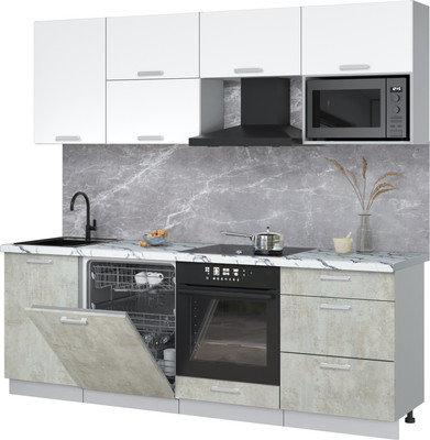 

Кухонный гарнитур, Мила Лайт 2.3-ПМ2