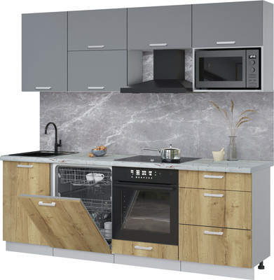 

Кухонный гарнитур, Мила Лайт 2.3-ПМ2