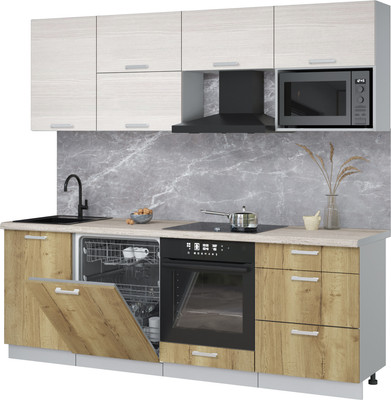 

Кухонный гарнитур, Мила Лайт 2.3-ПМ2