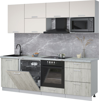 

Кухонный гарнитур, Мила Лайт 2.3-ПМ2