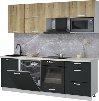 

Кухонный гарнитур, Мила Лайт 2.3-ПМ2