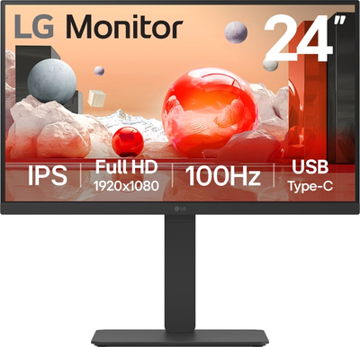 Монитор LG 24BA650-B (24BA650-B.ARUZ) - 