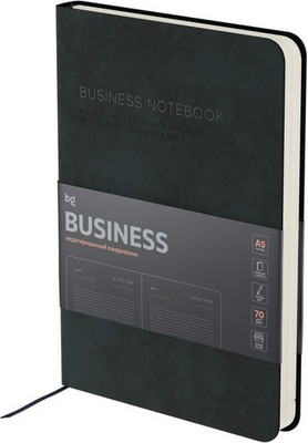 Ежедневник BG Business. Graphite А5 / DuA5_61344 (136л) - 