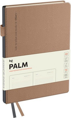 Ежедневник BG Palm. Ecru pink А5 / DuA5_61314 (136л) - 