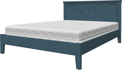 Полуторная кровать Bravo Мебель Грация-2 140х200 (сапфировый) -