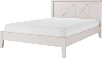 Двуспальная кровать Bravo Мебель Грация-2 160х200 (льняной) -