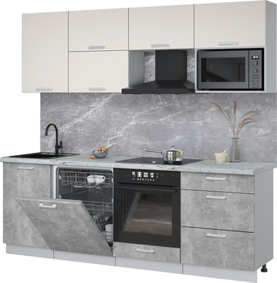 

Кухонный гарнитур, Мила Лайт 2.3-ПМ2