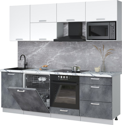 

Кухонный гарнитур, Мила Лайт 2.3-ПМ2