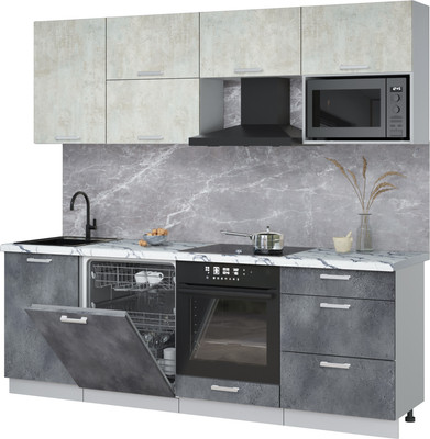 

Кухонный гарнитур, Мила Лайт 2.3-ПМ2