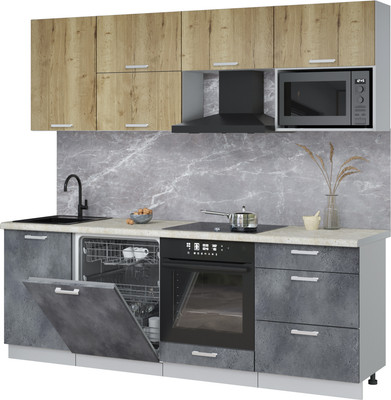 

Кухонный гарнитур, Мила Лайт 2.3-ПМ2