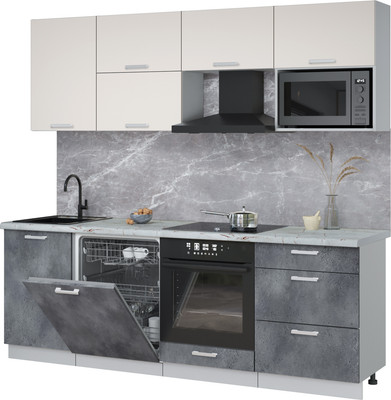 

Кухонный гарнитур, Мила Лайт 2.3-ПМ2