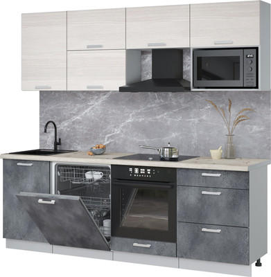 

Кухонный гарнитур, Мила Лайт 2.3-ПМ2