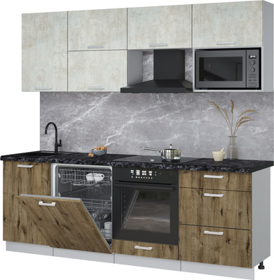 

Кухонный гарнитур, Мила Лайт 2.3-ПМ2