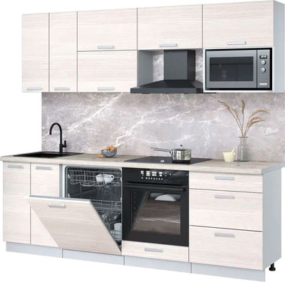 

Кухонный гарнитур, Мила Лайт 2.4-ПМ2