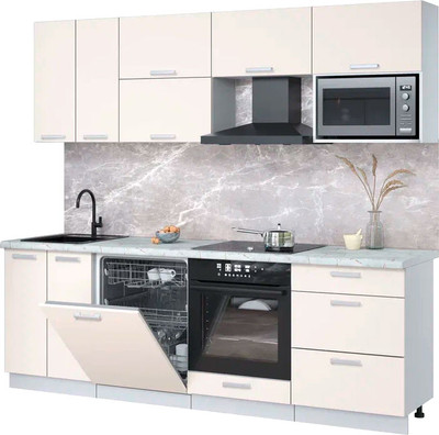 

Кухонный гарнитур, Мила Лайт 2.4-ПМ2