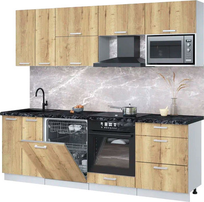 

Кухонный гарнитур, Мила Лайт 2.4-ПМ2