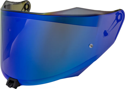 Визор для мотошлема KYT R2r Iridium Blue / YAR20VB0 (синий/зеркальный) - 