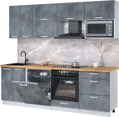 

Кухонный гарнитур, Мила Лайт 2.4-ПМ2