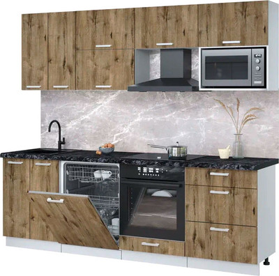 

Кухонный гарнитур, Мила Лайт 2.4-ПМ2