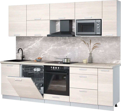 

Кухонный гарнитур, Мила Лайт 2.6-ПМ2