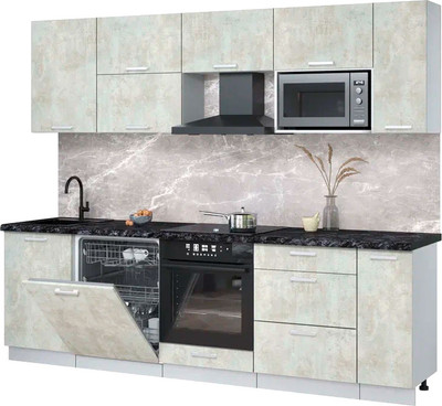 

Кухонный гарнитур, Мила Лайт 2.6-ПМ2