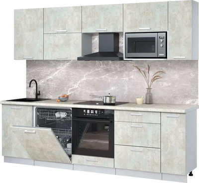 

Кухонный гарнитур, Мила Лайт 2.6-ПМ2