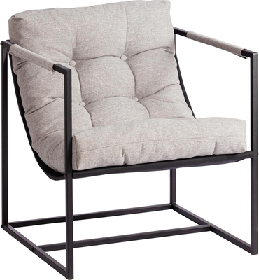 Кресло мягкое Tetchair Чарли рогожка (серо-бежевый, 3M 16/2) -