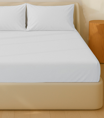 Простыня Sima-Land Home Перкаль на резинке 160x200 / 10445208 (серый) -