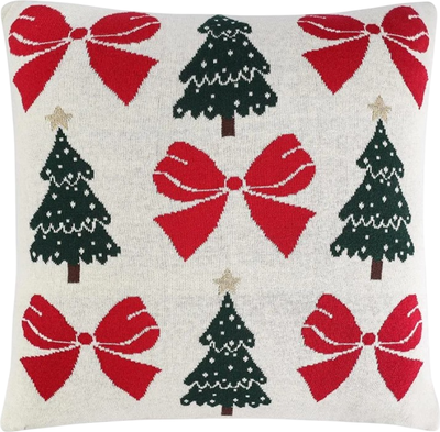 Подушка декоративная Tkano Christmas Bows New Year Essential / TK25-CU0015 - 