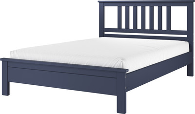 Двуспальная кровать Bravo Мебель Лаура 160х200 (темный лазурный) - 