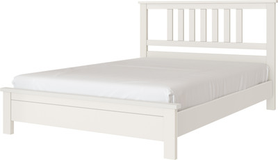 Полуторная кровать Bravo Мебель Лаура 140х200 (жемчуг) -