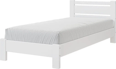 Односпальная кровать Bravo Мебель Милс 90х200 (белый античный) - 