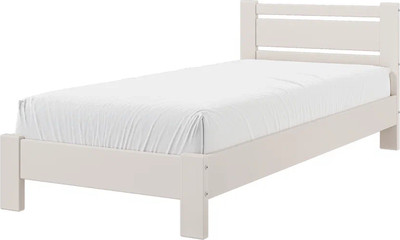 Односпальная кровать Bravo Мебель Милс 90х200 (льняной) - 