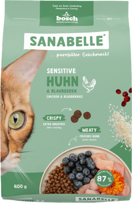 Сухой корм для кошек Bosch Petfood Sanabelle Sensitive With Poultry New (400г) - 