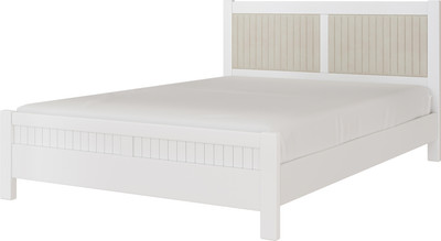 Двуспальная кровать Bravo Мебель Фрида 140х200 (белый античный) - 