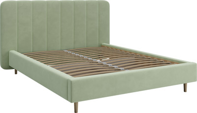 Двуспальная кровать Bravo Мебель Рино 160х200 без ПМ стандарт 6 вариант (зеленый самшит) - 