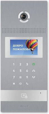 Вызывная панель Bas-IP AA-12B (серебристый) - 