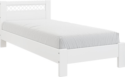 Односпальная кровать Bravo Мебель Шейла 90х200 (белый античный) - 