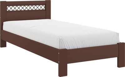 Односпальная кровать Bravo Мебель Шейла 90х200 (орех) - 