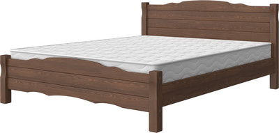 Полуторная кровать Bravo Мебель Эрдэн 140х200 (дуб коньяк) - 